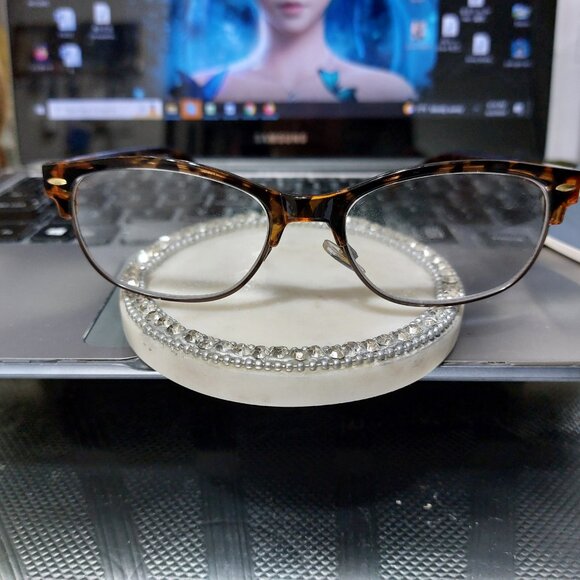 Foster Grant Women's Cleo TORTOISE Readers Reading Glasses 2.00 Power MS0522 - Picture 1 of 10